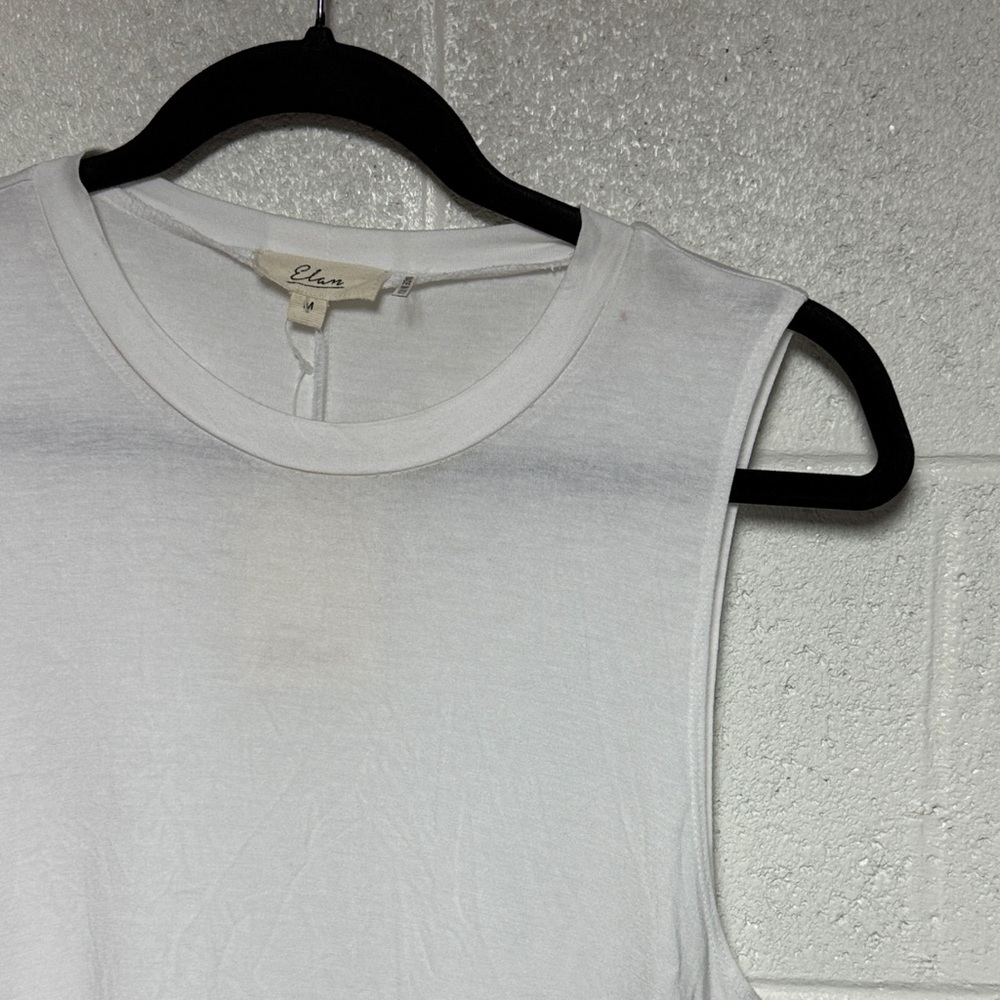 Elan White Sleeveless Tshirt Dress - Picture 7 of 11